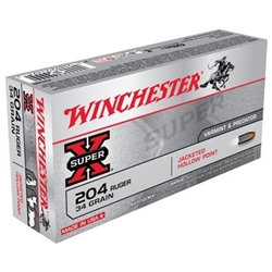 winchester-super-x-204-ruger-34-grain-jacketed-hollow-point-ammunition||