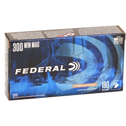 federal-power-shock-300-winchester-magnum-180-grain-speer-hot-cor-soft-point-ammunition||