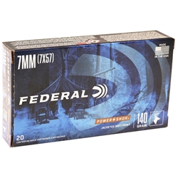 federal-power-shok-rifle-ammunition-7x57mm-mauser-7mm-mauser-140-grain-speer-hot-cor-soft-point-7b||