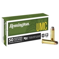 Remington UMC 357 Magnum Ammo 125 Grain Jacketed Soft Point