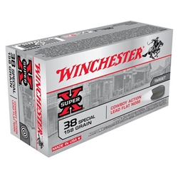 Winchester USA Cowboy 38 Special Ammo 158 Grain Lead Flat Nose