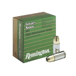 Remington Golden Saber 380 ACP AUTO Ammo 102 Grain Brass Jacketed Hollow Point