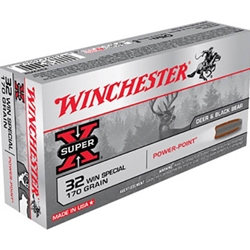 winchester-super-x-32-winchester-special-170-grain-power-point-ammunition||