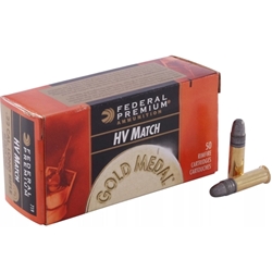 federal-gold-medal-target-22-long-rifle-ammo-40-grain-lrn-719||