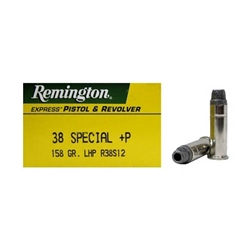 remington-express-38-special-ammo-158-grain-lead-hollow-point-ar38s12||