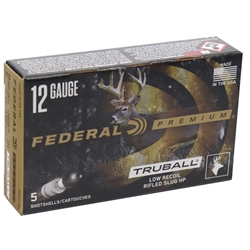 federal-premium-vital-shok-low-recoil-truball-12-gauge-2-34-1oz-lead-rifle-slug||