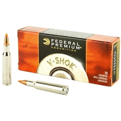 Federal Premium Vital-Shok 222 Remington Ammo 40 Grain Nosler Ballistic Tip