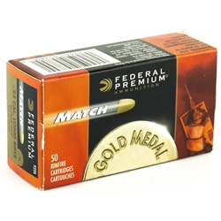 federal-gold-medal-match-22-long-rifle-ammo-40-grain-lead-round-nose-922a||