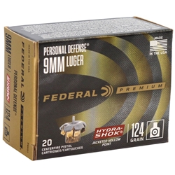 federal-personal-defense-9mm-luger-ammo-124-grain-hydra-shok-jacketed-hollow-point-p9hs1||