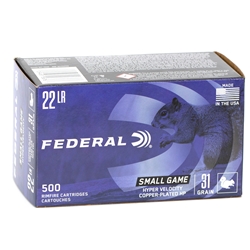 federal-game-shok-22-long-rifle-ammo-hyper-velocity-31-grain-plated-lead-hollow-point-724||