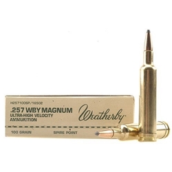 weatherby-257-weatherby-magnum-100-grain-hornady-interlock-spire-point-ammunition||