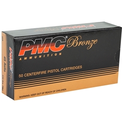 pmc-bronze-45-acp-auto-ammo-230-grain-full-metal-jacket-45a||