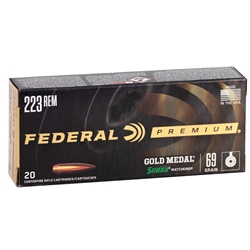 federal-gold-medal-223-remington-ammo-69-grain-sierra-matchking-hollow-point-gm223m||