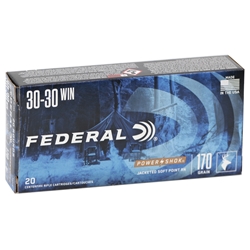 federal-power-shok-30-30-winchester-ammo-170-grain-sp-3030b||