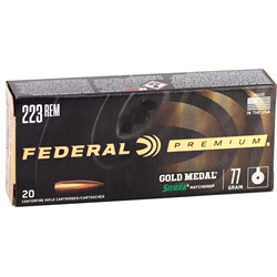 federal-gold-medal-223-remington-ammo-77-grain-sierra-matchking-hollow-point-gm223m3||