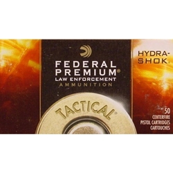 federal-law-enforcement-38-special-ammo-129-grain-hydra-shok-jacketed-hollow-point-p38hs1g||