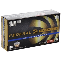 federal-law-enforcement-9mm-luger-ammo-124-grain-hydra-shok-jacketed-hollow-point-p9hs1g1||