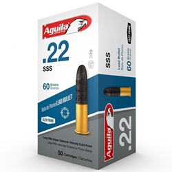 aguila-sniper-subsonic-sss-22-long-rifle-ammo-60-grain-lead-round-nose-1B222112||