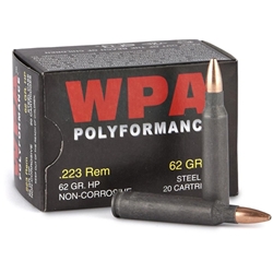 wolf-polyformance-223-remington-ammo-62-gr-hp-steel-case-22362hp||