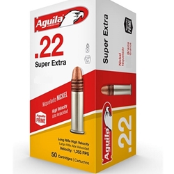 aguila-superextra-22-long-rifle-ammo-38-grain-copper-plated-hollow-point-222335||