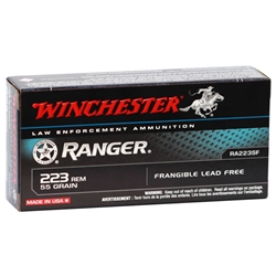 Winchester Ranger 223 Remington Ammo 55 Grain SinterFire Frangible