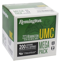 remington-umc-223-remington-ammo-55-grain-full-metal-jacket-mega-pack-200-rounds-l223r3a||