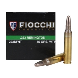 fiocchi-frangible-223-remington-ammo-45-grain-sinterfire-wide-taper-point-lead-free-223fnt||