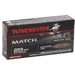 Winchester Sierra MatchKing 223 Remington 69 Grain Boat Tail Hollow Point