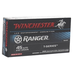 winchester-ranger-ammo-45-acp-auto-230-grain-t-series-bonded-jacketed-hollow-point-ammunition||