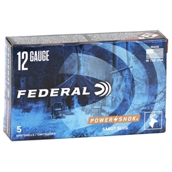 Federal AmmunitionFederal Power-Shok 12 Gauge Ammo 2-3/4" 1 oz Sabot Slug