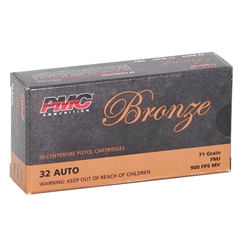 pmc-bronze-32-acp-auto-ammo-71-grain-full-metal-jacket-pmc32a||