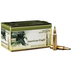 federal-american-eagle-556mm-nato-ammo-62-grain-green-tip-fmj-150-round-pack-xm855bk150||