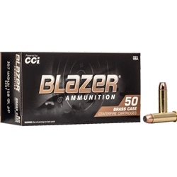 CCI Blazer Brass 357 Magnum Ammo 158 Grain Jacketed Hollow Point