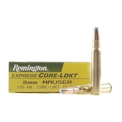 Remington Express 8mm Mauser Ammo 170 Grain Core-Lokt Soft Point 