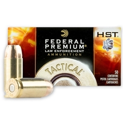 Federal Law Enforcement Tactical 40 S&W Ammo 180 Grain HST Jacketed Hollow Point