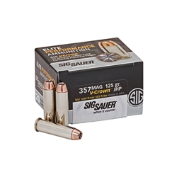 sig-sauer-elite-performance-357-mag-ammo-125-grain-v-crown-jhp-e357m1-20||