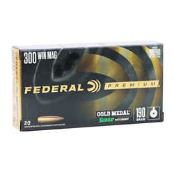 federal-gold-medal-match-300-winchester-magnum-ammo-190-grain-sierra-matchking-hollow-point-gm300wm||