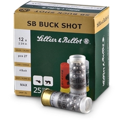 sellier-bellot-12-gauge-2-34-ammo-4-buckshot-27-pallets-ab12bsd||