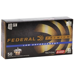 federal-law-enforcement-40-sw-ammo-165-grain-hydra-shok-jacketed-hollow-point-p40hs3g||