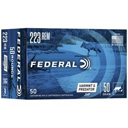 federal-american-eagle-varmint-and-predator-223-remington-ammo-50-grain-jacketed-hollow-point-ae22350vp||