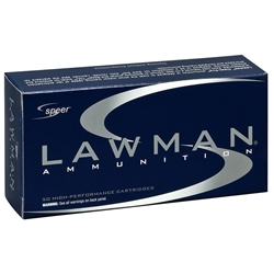 Speer AmmunitionSpeer Lawman CleanFire 38 Special Ammo 158 Grain +P Total Metal Jacket