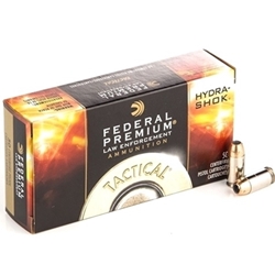 federal-law-enforcement-40-sw-ammo-155-grain-hydra-shok-jacketed-hollow-point-p40hs2g||