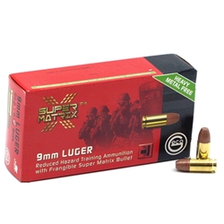 Geco Super Matrix 9mm Luger Ammo 94 Grain Frangible Lead-Free  