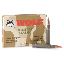 wolf-mc-30-06-springfield-ammo-168-grain-fmj-steel-case-mc3006c||