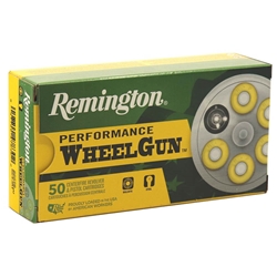 Remington Performance Wheelgun 38 S&W Ammo 146 Grain Lead Round Nose
