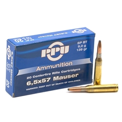 prvi-partizan-65x57mm-mauser-ammo-139-grain-soft-point-boat-tail-pp6-57||