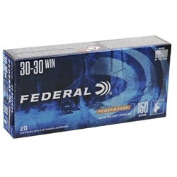 federal-power-shok-30-30-winchester-ammo-150-grain-soft-point-flat-nose-3030a||