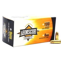 armscor-precision-9mm-luger-ammo-124-grain-full-metal-jacket-100-value-pack-50445||