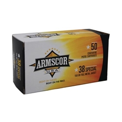 armscor-usa-38-special-ammo-158-grain-full-metal-jacket-fac38-17n||