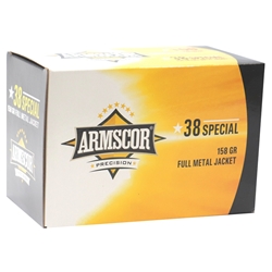 armscor-precision-38-special-ammo-158-grain-full-metal-jacket-value-pack-50449||